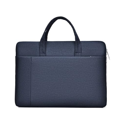 BEBIKR Unterarmtaschen für Damen, stilvolle Laptop-Tasche für Geschäftsleute und Studenten, Handgepäck, strapazierfähige Notebook-Hülle, marineblau von BEBIKR