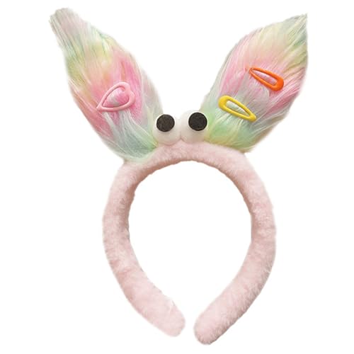 Haarband für Damen, 3D-Augen, Plüsch-Haarband, Wurstmund, Stirnband, Weihnachten, Party, Kopfschmuck, Mädchen, Gesichtswäsche, Stirnband, Kinder, lustige Kopfbedeckungen von BEBIKR