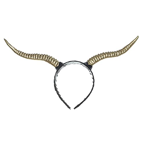 Haarband für Damen, Halloween-Haarreifen, Ochsen-Stirnband, Themenparty, Kopfschmuck, Geweih, Horn, Stirnbänder, Cosplay, Haarschmuck von BEBIKR