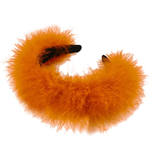 Haarband für Damen, flauschiges Haarband für Damen und Mädchen, tägliches Tragen, Weihnachten, Party, schickes Haarband, niedlich, modisch, Kopfschmuck, Cosplay-Zubehör von BEBIKR