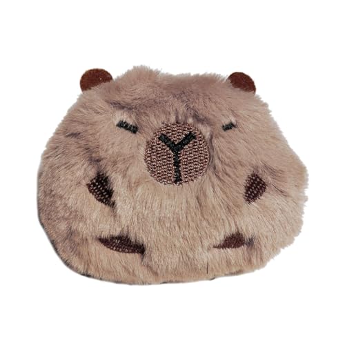 Niedliche Capybara-Anstecknadeln, Schmuck, handgefertigt, Puppen-Broschen, Kragennadel, Ornament für Frauen, zarte Stoffpuppennadeln von BEBIKR