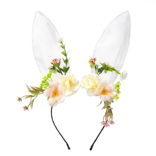 Ohren Blumenstirnbänder Blumenstirnbänder Frauen Blumengirlanden Haarkranz 3D Für Hochzeit Blumenstirnbänder Bulk von BEBIKR