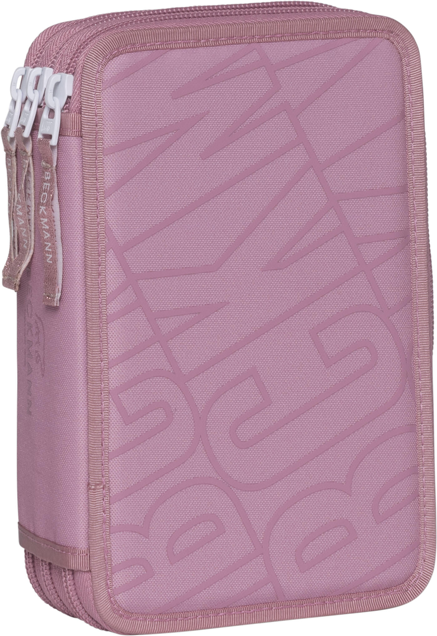 BECKMANN NORWAY - 3-fächrige Federmappe mit Inhalt, Pink von BECKMANN NORWAY