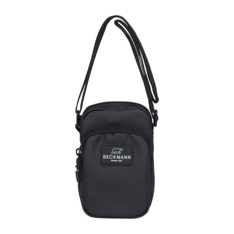 BECKMANN NORWAY - Beckmann Sport Crossbody Black Coated Umhängetasche schwarz von BECKMANN NORWAY