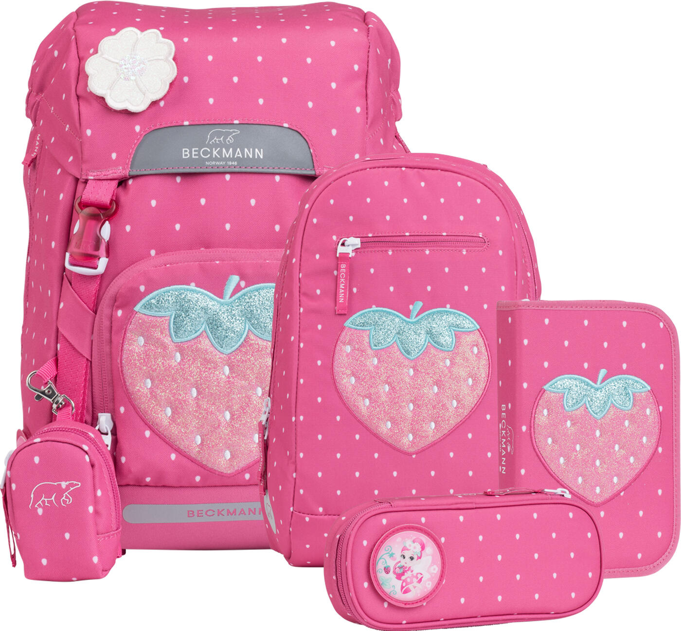 BECKMANN NORWAY - Classic 6-teiliges Set, Strawberry Red von BECKMANN NORWAY