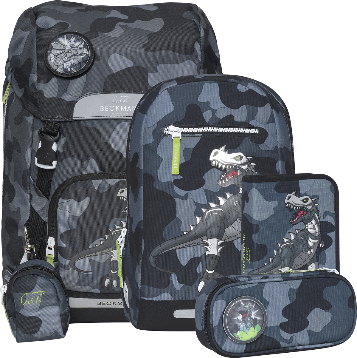 BECKMANN NORWAY - Classic Maxi 6-teiliges Set, Camo Rex Black von BECKMANN NORWAY