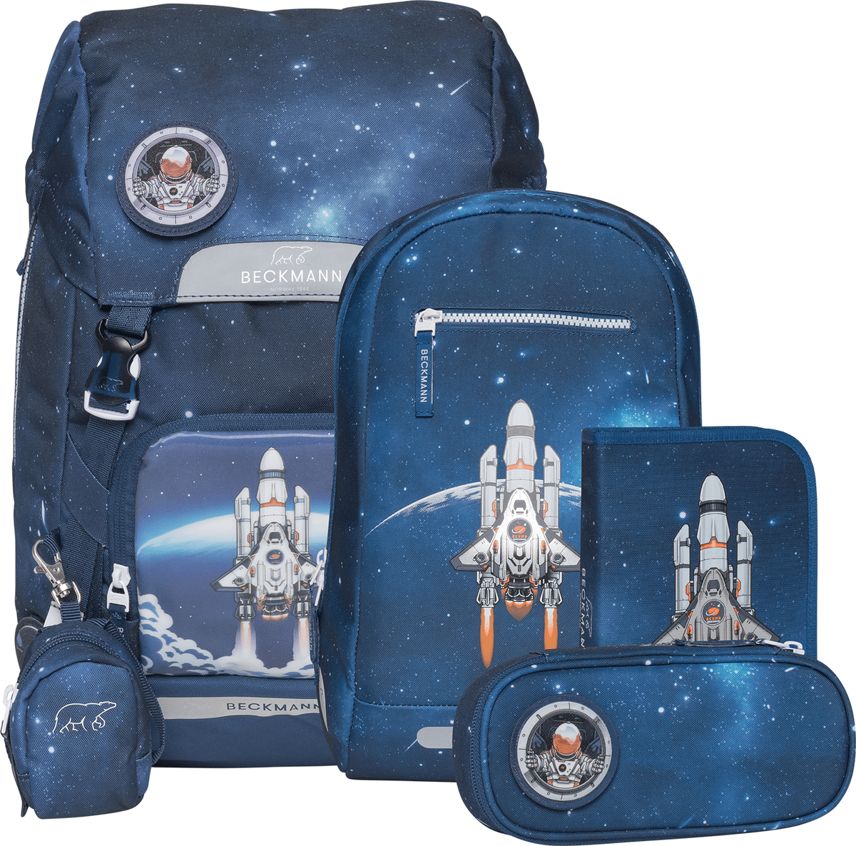BECKMANN NORWAY - Classic Maxi 6-teiliges Set, Space Mission Blue von BECKMANN NORWAY