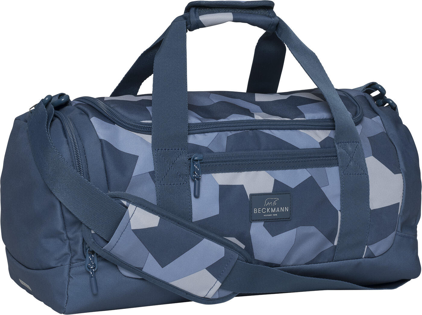 BECKMANN NORWAY - Duffelbag Sport, Blue Camo von BECKMANN NORWAY