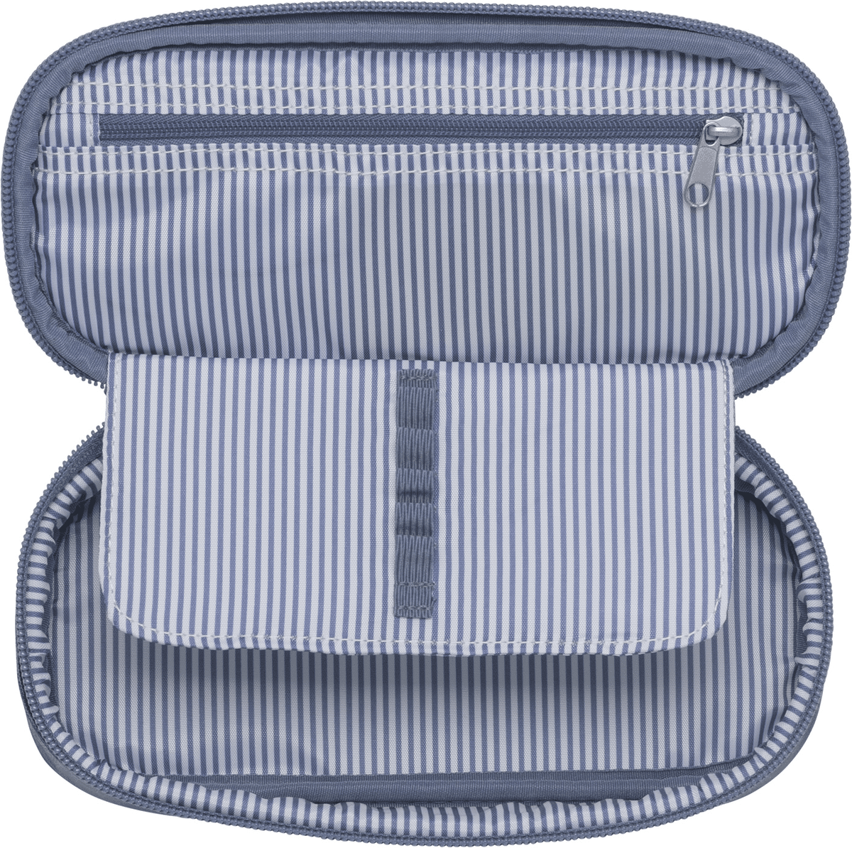 BECKMANN NORWAY - Ovales Schlamperetui, Organic Blue Blue von BECKMANN NORWAY