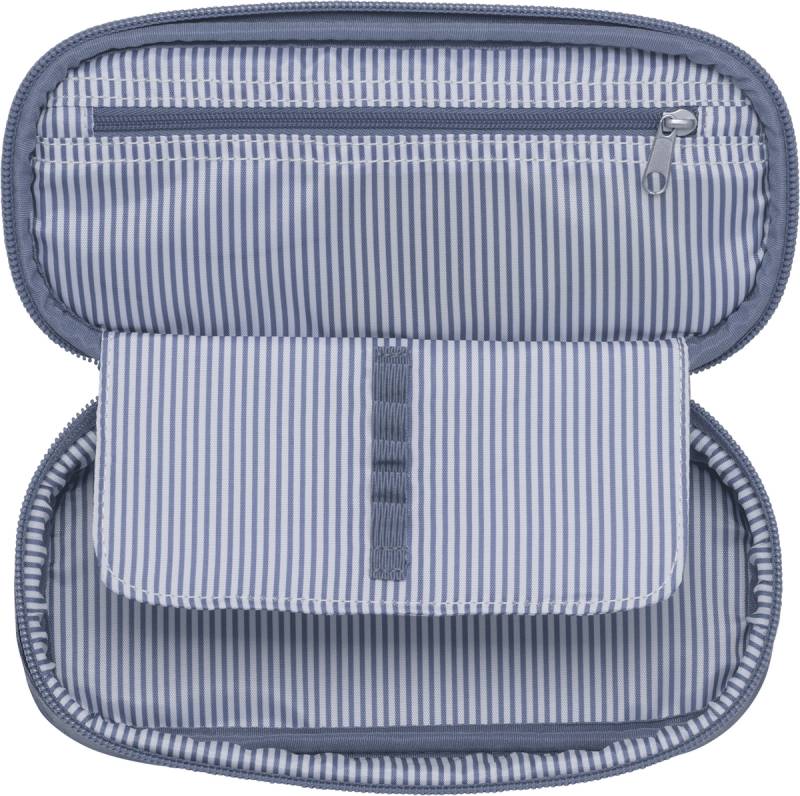 BECKMANN NORWAY - Ovales Schlamperetui, Organic Blue Blue von BECKMANN NORWAY