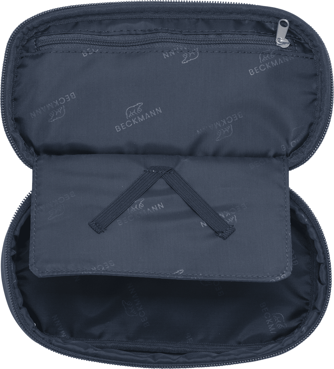 BECKMANN NORWAY - Ovales Schlamperetui Sport Junior, Blue Hearts Blue von BECKMANN NORWAY