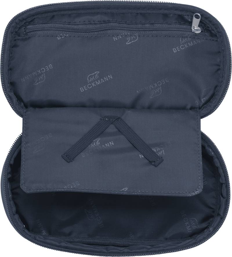 BECKMANN NORWAY - Ovales Schlamperetui Sport Junior, Blue Hearts Blue von BECKMANN NORWAY