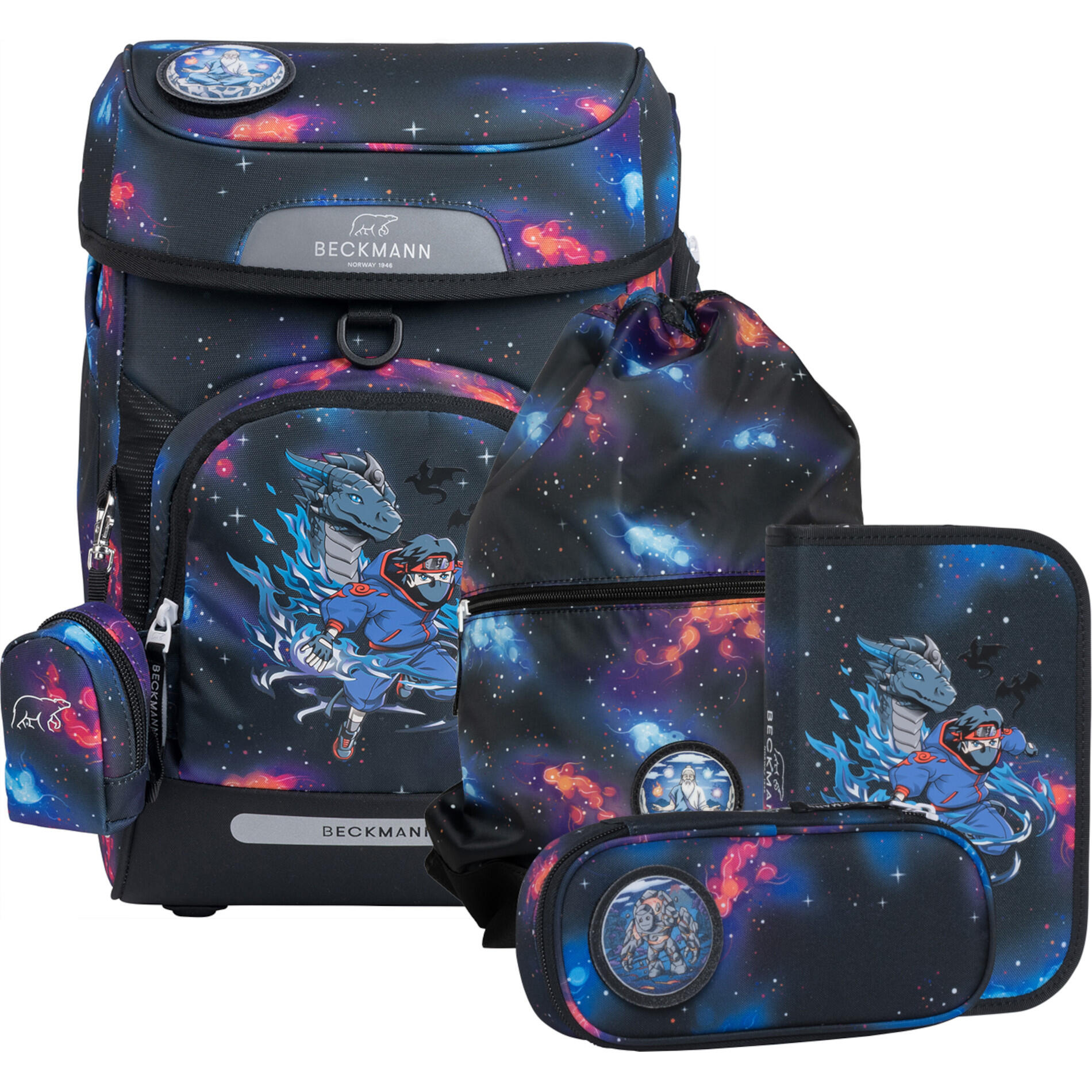 BECKMANN NORWAY - Plus Air 6-teiliges Set, Ninja Elements Black von BECKMANN NORWAY