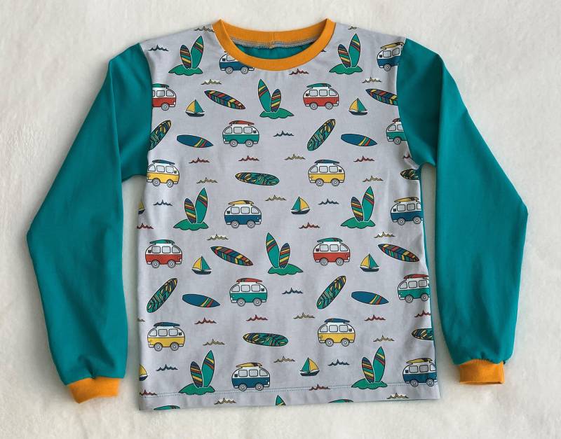Langarm Oder Kurzarm T-Shirt Mit Campingmobil, Surfbrett Und Absolutem Urlaubsfeeling, Holliday Auf Hawaii Einfach Urlaub Am See von BECKunicumRabauken
