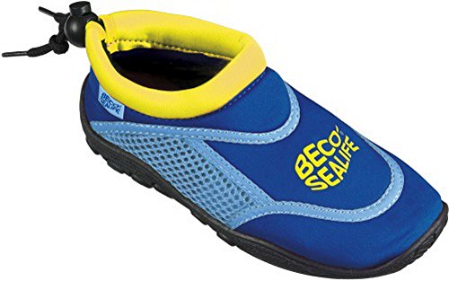 BECO Unisex Kinder Sealife Surfschuhe, Strandschuhe, Wattschuhe Surf und Badeschuhe, Blau, 26/27 von Beco