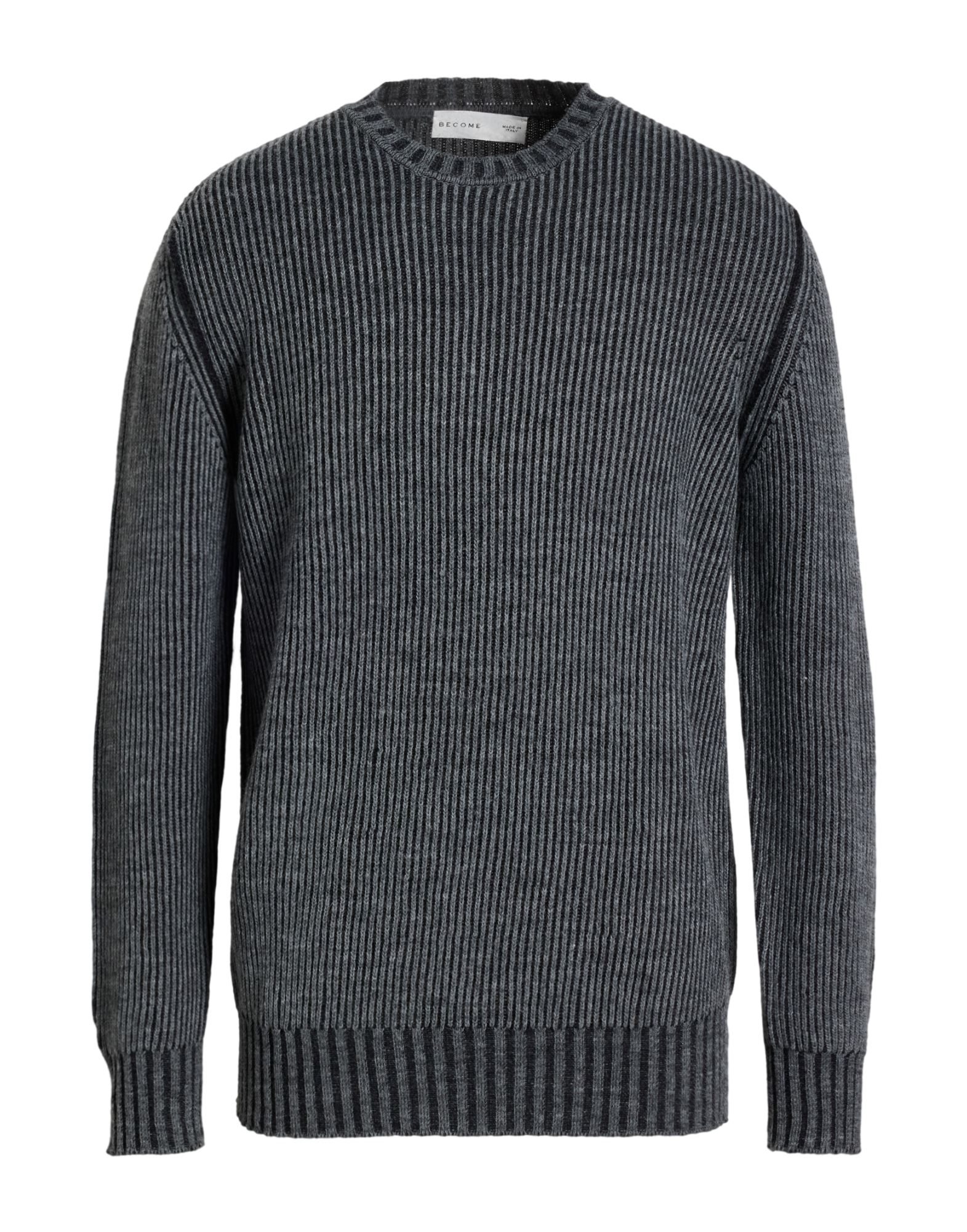BECOME Pullover Herren Braungrau von BECOME