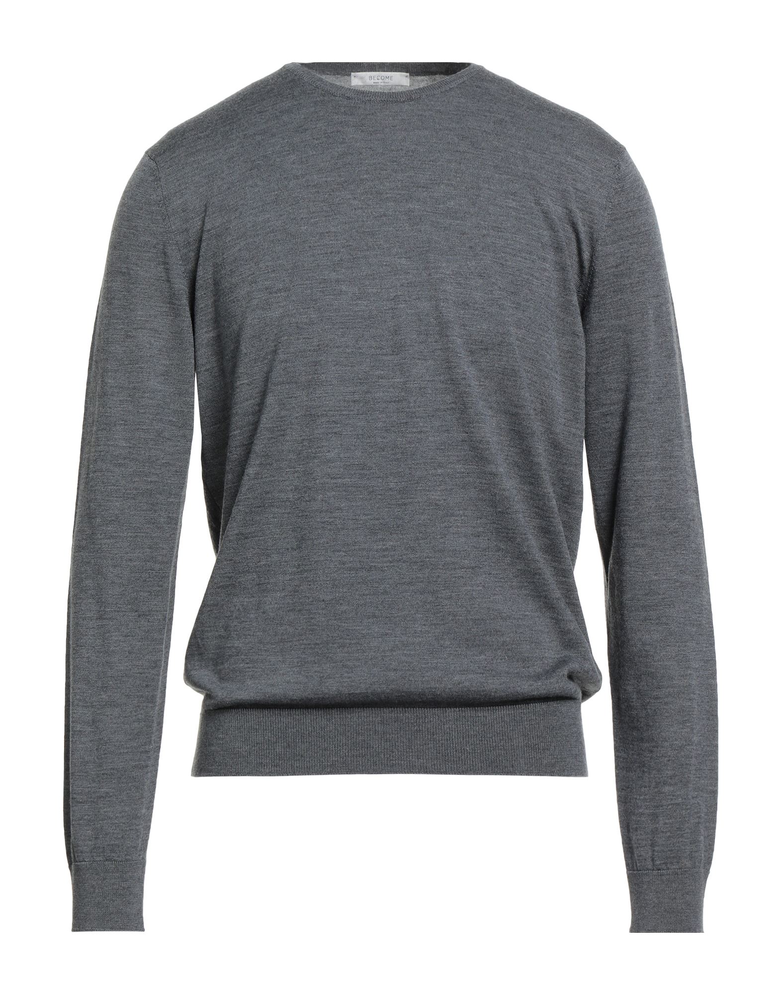 BECOME Pullover Herren Grau von BECOME