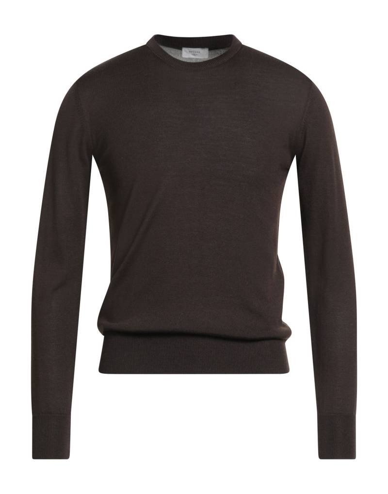 BECOME Pullover Herren Dunkelbraun von BECOME