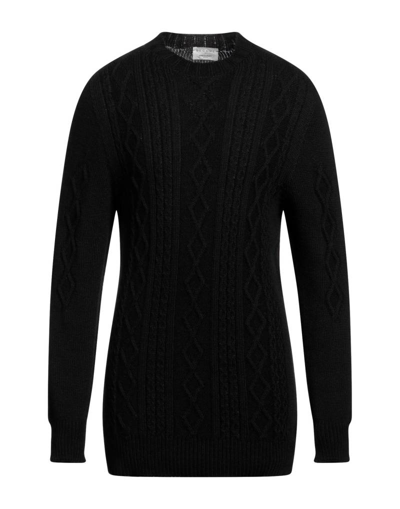 BECOME Pullover Herren Schwarz von BECOME