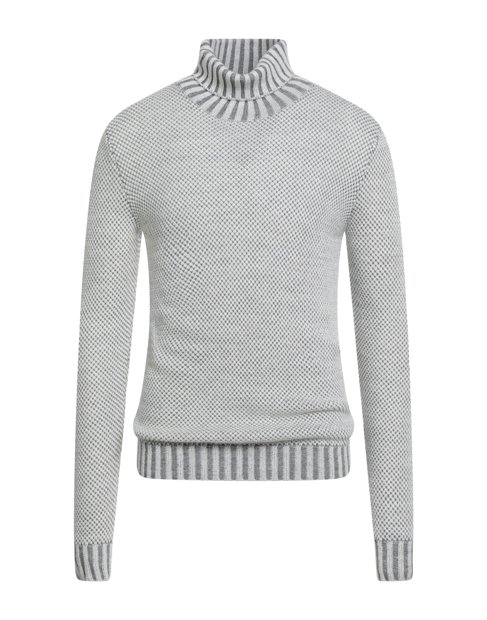 BECOME Rollkragenpullover Herren Grau von BECOME