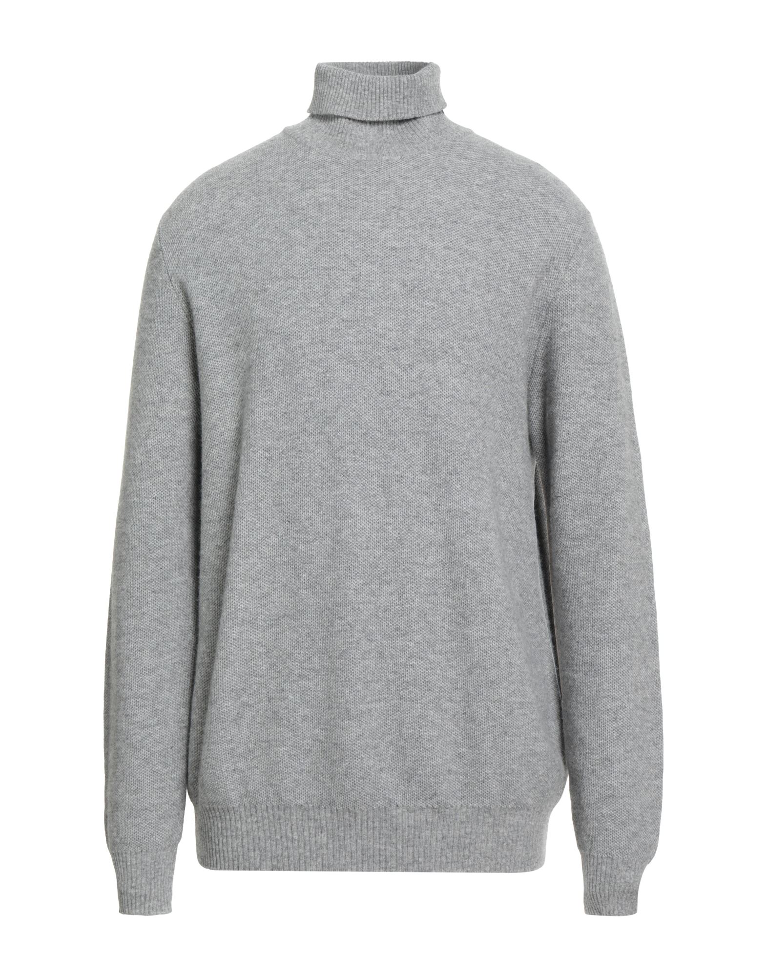 BECOME Rollkragenpullover Herren Grau von BECOME