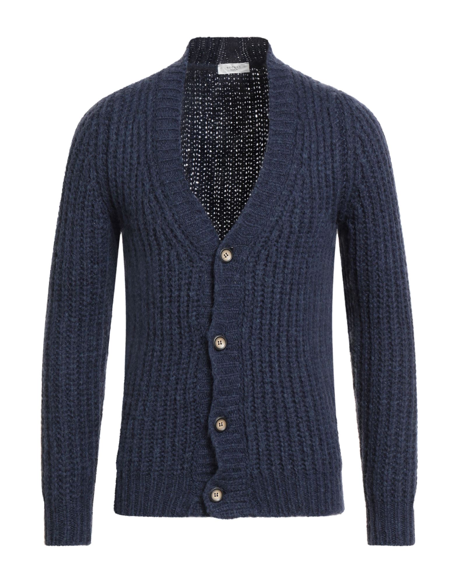 BECOME Strickjacke Herren Marineblau BECOME Strickjacke Herren Marineblau von BECOME