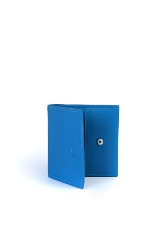 BEDETTI Elegante Unisex-Geldbörse aus Leder mit praktischem Münzfach im Inneren, Kornblumenblau, Altezza 10 cm - Larghezza 9 cm - Profondità 2 cm, Casual BEDETTI Elegante Unisex-Geldbörse aus Leder mit praktischem Münzfach im Inneren, Kornblumenblau, Altezza 10 cm - Larghezza 9 cm - Profondità 2 cm, Casual von BEDETTI