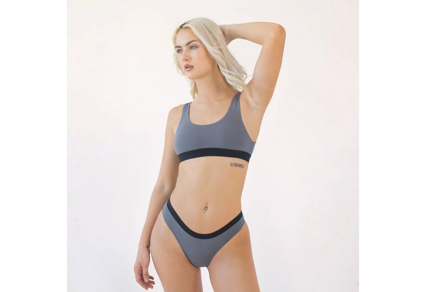 BEECH Loungewear Bikinislip Damen Schlüpfer Pants aus Buchenholzfasern Modal, Komfortbund mit Logo, weich und atmungsaktiv von BEECH Loungewear