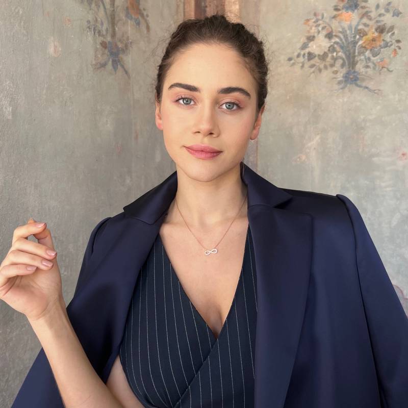 Funkelnde Cz Infinity Halskette - Zierliche Sterling Silber Kette Eleganter Anhänger -Ewige Liebe Sinnvolles Geschenk Für Sie von BEEFANCYJewelry