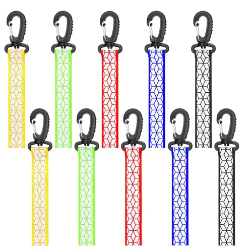 BEELUKY 10 Stück Reflektierende Anhänger Sicherheits Reflektor Anhänger Reflektor Kinder Reflektierende Schlüsselanhänger Schulranzen Reflektoren Anhänger für Kleidung Rucksack Schultasche (5 Farben) BEELUKY 10 Stück Reflektierende Anhänger Sicherheits Reflektor Anhänger Reflektor Kinder Reflektierende Schlüsselanhänger Schulranzen Reflektoren Anhänger für Kleidung Rucksack Schultasche (5 Farben) von BEELUKY