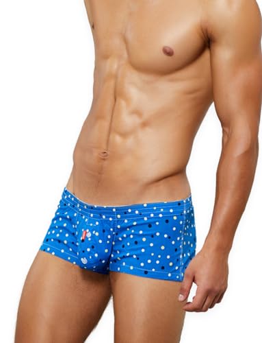 BEEMEN Herren Sexy Boxershorts Mit Eingriff aus 100% Baumwolle Trunks Männer Unterwäsche 1er Pack von BEEMEN