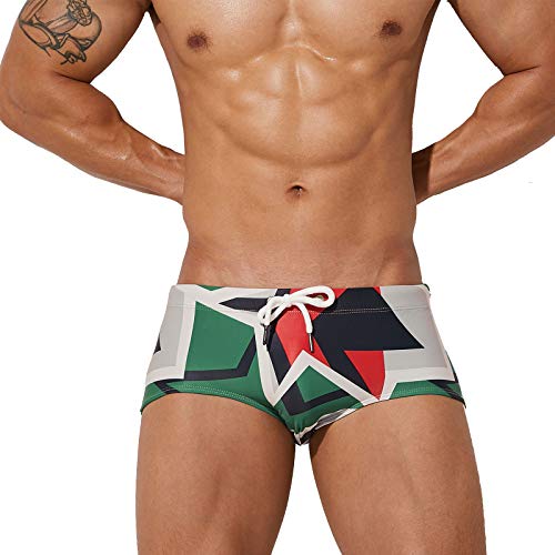 BEEMEN Herren Schwimmhose Badehose Swimwear Swimmboxer Badeshorts (L (Europe size M)) von BEEMEN