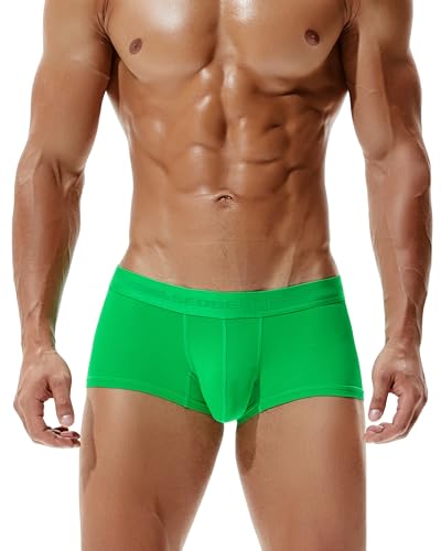 BEEMEN Low Rise Herren Eisseide Mikrofaser Unterwäsche Männer Slip Boxerbrief Trunk Brief aus atmungsaktiver Nylon Weiche Dünne Kühle Unterhose von BEEMEN