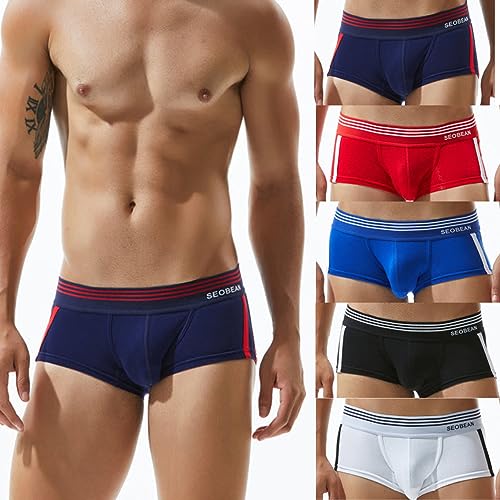 BEEMEN Herren Boxershorts Low Rise Sexy Männer Unterwäsche Niedrige Tailie Trunk Baumwolle Unterhose von BEEMEN