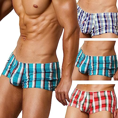 BEEMEN Herren Sexy Boxershorts Mit Eingriff aus 100% Baumwolle Trunks Männer Unterwäsche, 3er Pack XL BEEMEN Herren Sexy Boxershorts Mit Eingriff aus 100% Baumwolle Trunks Männer Unterwäsche, 3er Pack XL von BEEMEN