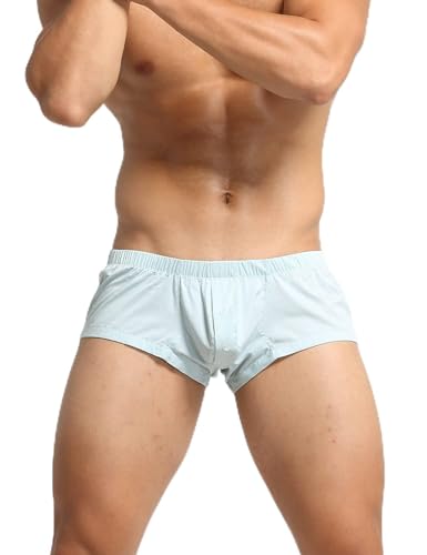 BEEMEN Low Rise Non-Stretch Herren Unterwäsche Männer Boxershorts Mini Fit Trunks Boxerbriefs Unterhose Shorts, 1er-Pack XL (Etikett XXL) von BEEMEN