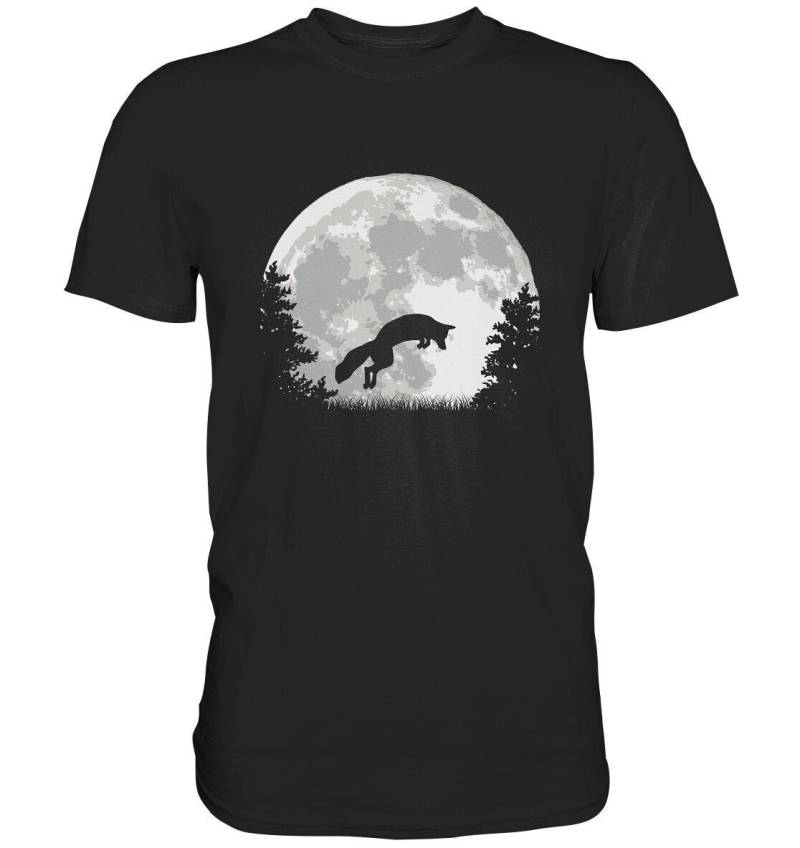 Fuchs Shirt | Jäger Mondschein Rotfuchs Jagd Jagdschein - Premium von BEENLI