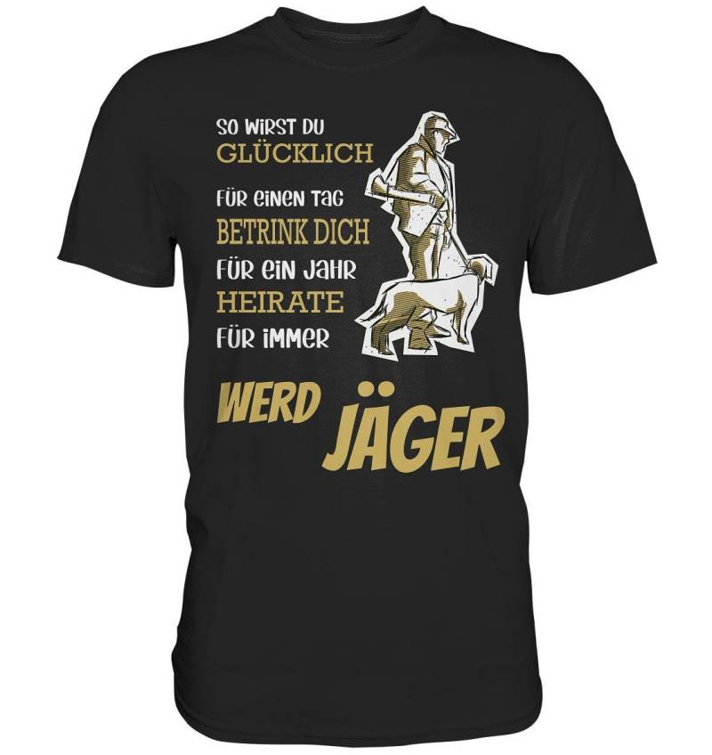 Jagd Jäger Shirt Jagdspruch Jagdhund - Premium von BEENLI