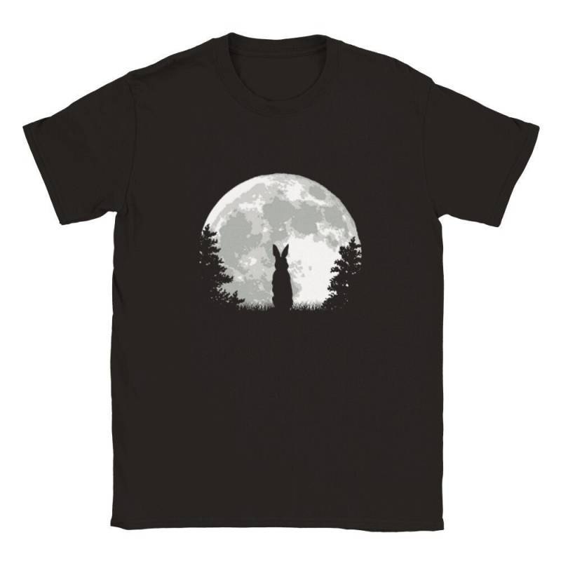 T-Shirt Hase Jäger | Waldgänger Mondschein Wildhase Raubtier Jagd Jagdschein Treibjagd Fuchsjagd von BEENLI