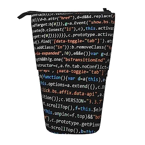 BEEOFICEPENG Teleskop-Federmäppchen, Programmierer-Programmiercode-Ständer, Bleistifthalter, Federmäppchen, Stifttasche, Make-up-Tasche BEEOFICEPENG Teleskop-Federmäppchen, Programmierer-Programmiercode-Ständer, Bleistifthalter, Federmäppchen, Stifttasche, Make-up-Tasche von BEEOFICEPENG