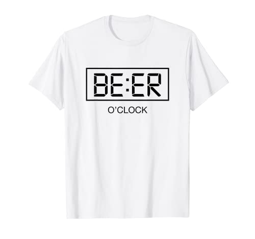 Beer Oclock T-Shirt für Damen und Herren in der Kneipe T-Shirt Beer Oclock T-Shirt für Damen und Herren in der Kneipe T-Shirt von BEER OCLOCK T-SHIRT DRINKING APPAREL