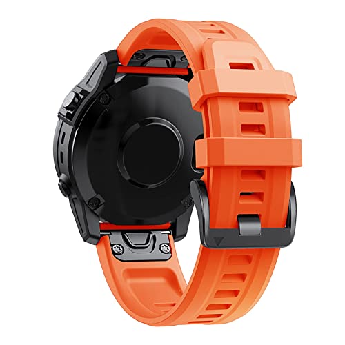 BEFIA 22/26 mm offizielles Silikon-Uhrenarmband für Garmin Fenix 6 6X Pro 5X 5 Plus 3HR 935 945 Fenix 7X 7 Smart Watch Armband, 26mm For Fenix 5X 5XPlus, Achat von BEFIA