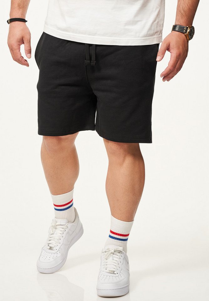 BEHYPE STUDIOS Sweatshorts im lockeren Relaxed-Fit aus 100% Baumwolle für Herren Kurze Hose Sporthose Sommershorts mit elastischem Gummibund von BEHYPE STUDIOS