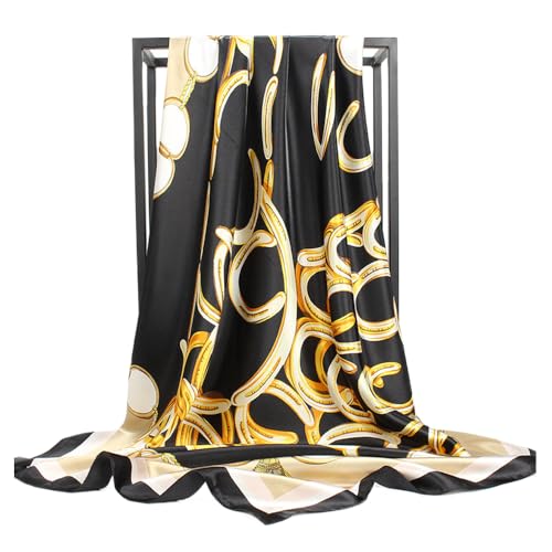 BEILATE Damen Platz Seiden Schal Kopftücher Halstuch Halstücher Seidenschal Seidentuch von BEILATE