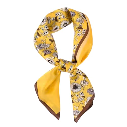 BEILATE Damen Seide Schal Halstuch Seidenschal Seidentuch Scarf Taschentuch Handgelenk Accessoires Stirnband Haarband von BEILATE