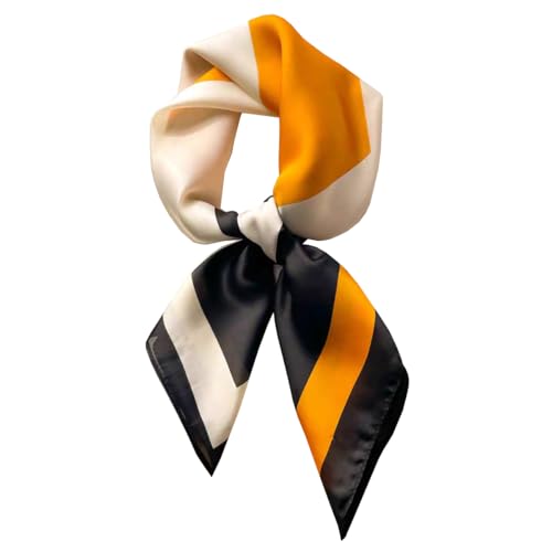 BEILATE Damen Seide Schal Halstuch Seidenschal Seidentuch Scarf Taschentuch Handgelenk Accessoires Stirnband Haarband von BEILATE