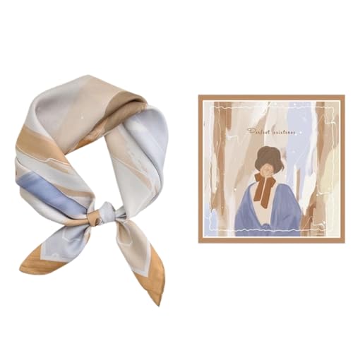 BEILATE Damenschal Seideschal KopfTücher Halstuch Seide Schal Seidentuch Bandana Taschentuch Schal Halstücher von BEILATE