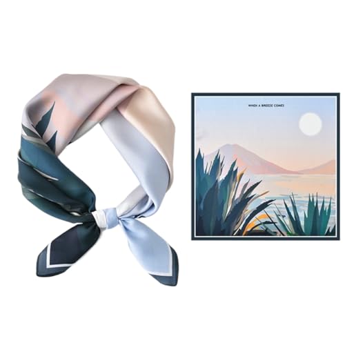BEILATE Damenschal Seideschal KopfTücher Halstuch Seide Schal Seidentuch Bandana Taschentuch Schal Halstücher von BEILATE