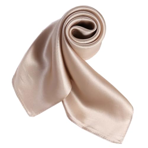 BEILATE Seidenschal Damen 100% Seide Schal Halstuch Seidentuch Stirnband Haarband Bandana Handgelenk Verpackungs Taschentuch von BEILATE