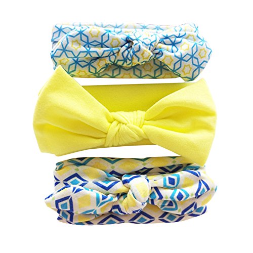 BEILATE Stirnbänder Haarbänder Baby Mädchen Kids Elastic Stirnbander Turban Knot Stirnband Kleinkind Hasenohren von BEILATE
